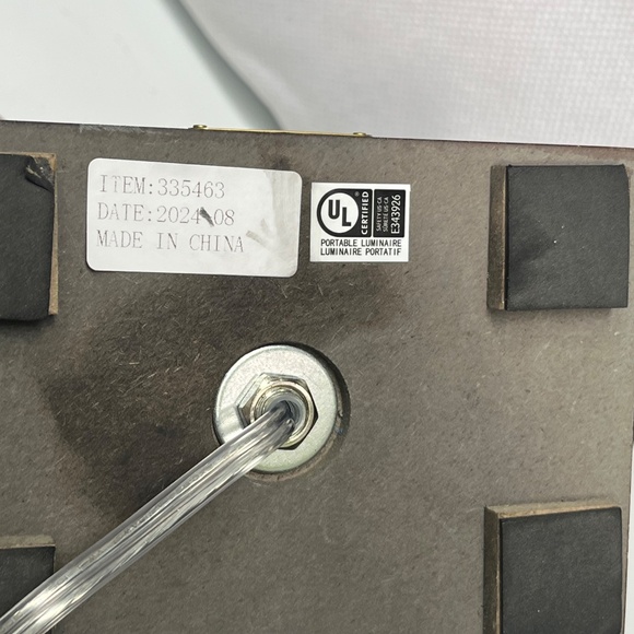 Ralph Lauren Porcelain Table Lamp with Basketweave Glaze - Picture 9 of 9